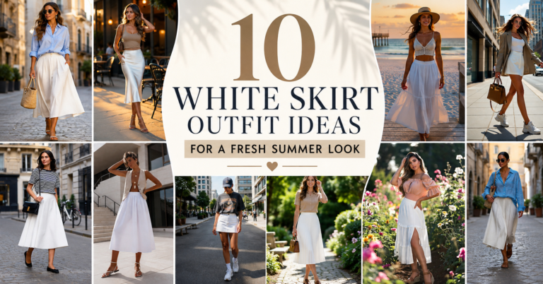 10 White Skirt Outfit Ideas for a Fresh Summer Look