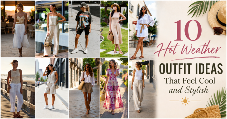 10 Hot Weather Outfit Ideas That Feel Cool and Stylish
