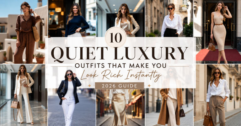 10 Quiet Luxury Outfits That Make You Look Rich Instantly (2026 Guide)
