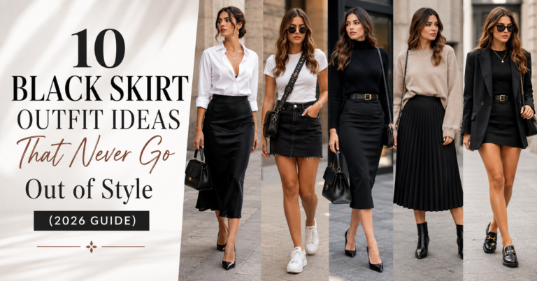 10 Black Skirt Outfit Ideas That Never Go Out of Style (2026 Guide)