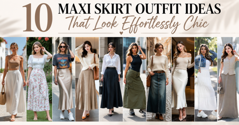 10 Maxi Skirt Outfit Ideas That Look Effortlessly Chic