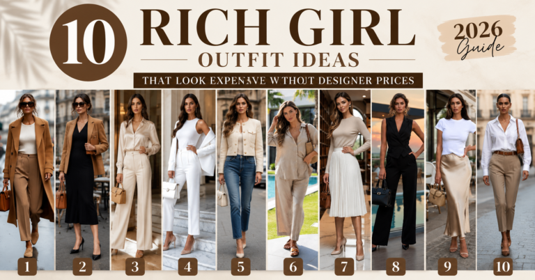 10 Rich Girl Outfit Ideas That Look Expensive Without Designer Prices (2026 Guide)
