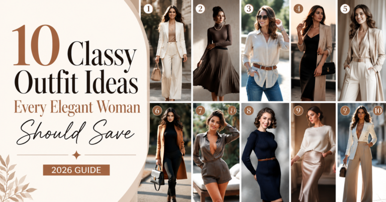 10 Classy Outfit Ideas Every Elegant Woman Should Save (2026 Guide)