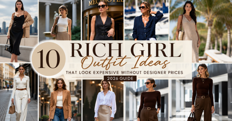10 Rich Girl Outfit Ideas That Look Expensive Without Designer Prices (2026 Guide)