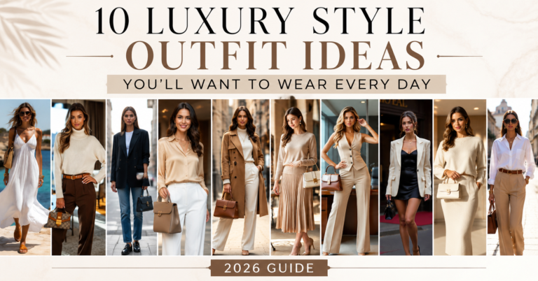 10 Luxury Style Outfit Ideas You’ll Want to Wear Every Day (2026 Guide)