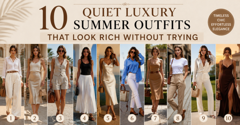 10 Quiet Luxury Summer Outfits That Look Rich Without Trying (2026 Guide)