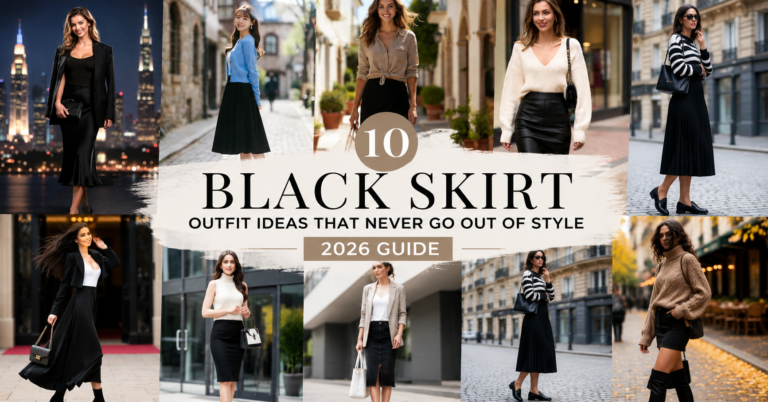 10 Black Skirt Outfit Ideas That Never Go Out of Style (2026 Guide)