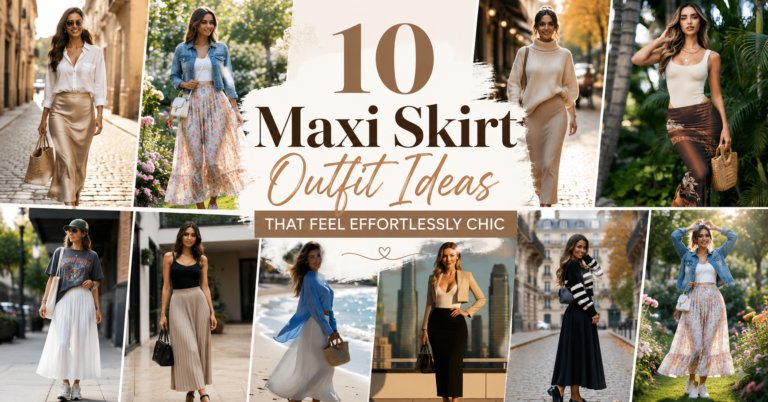 10 Maxi Skirt Outfit Ideas That Feel Effortlessly Chic (2026 Guide)