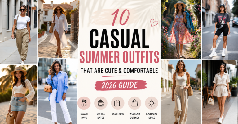 10 Casual Summer Outfits That Are Cute and Comfortable (2026 Guide)
