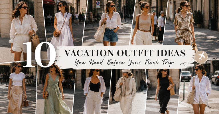 10 Vacation Outfit Ideas You Need Before Your Next Trip