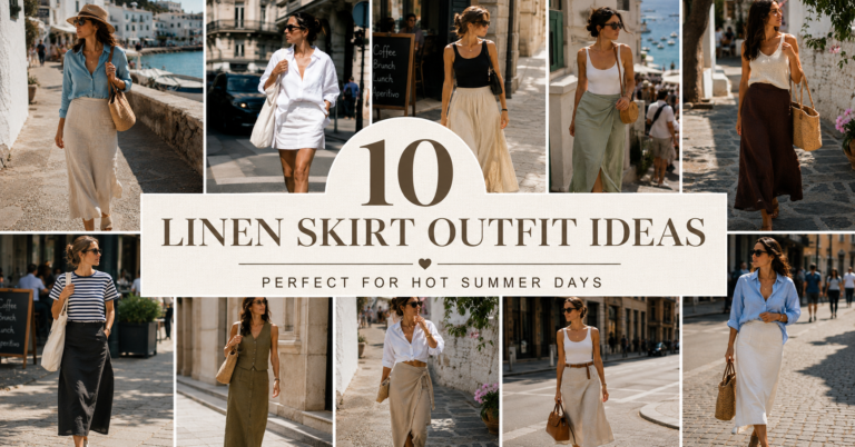 10 Linen Skirt Outfit Ideas Perfect for Hot Summer Days