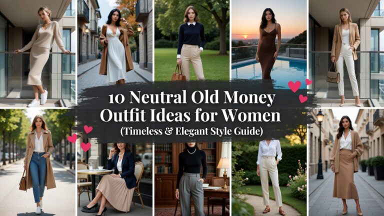 10 Neutral Old Money Outfit Ideas for Women (Timeless & Elegant Style Guide)