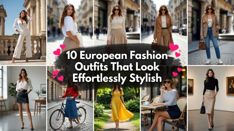 10 European Fashion Outfits That Look Effortlessly Stylish