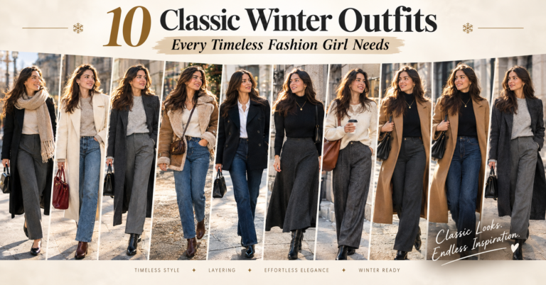 10 Classic Winter Outfits Every Timeless Fashion Girl Needs