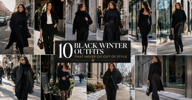 10 Black Winter Outfits That Never Go Out of Style