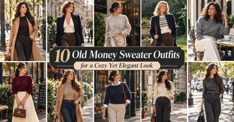 10 Old Money Sweater Outfits for a Cozy Yet Elegant Look