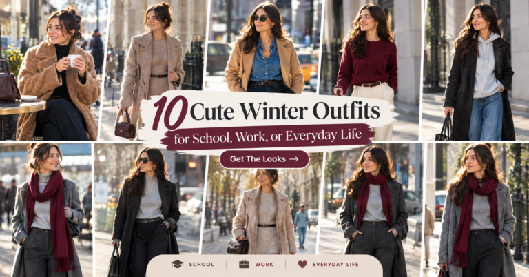 10 Cute Winter Outfits for School, Work, or Everyday Life