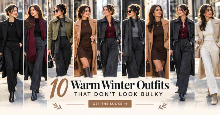 10 Warm Winter Outfits That Don’t Look Bulky