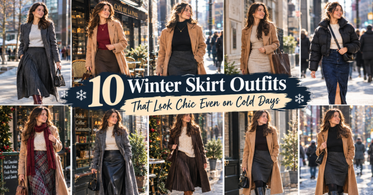 10 Winter Skirt Outfits That Look Chic Even on Cold Days